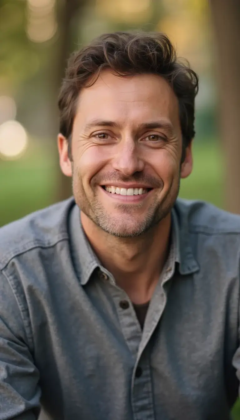 Actor headshot of a man in a polished and confident pose