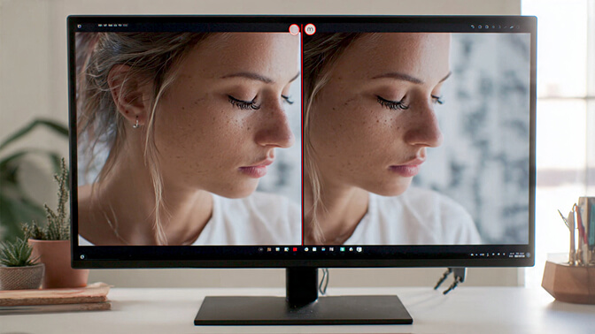 AI headshot resolution and export quality comparison for print and web use