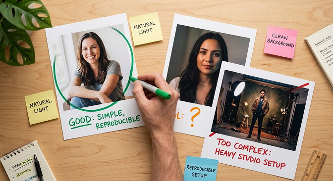 AI Headshot Consistency Across Generations