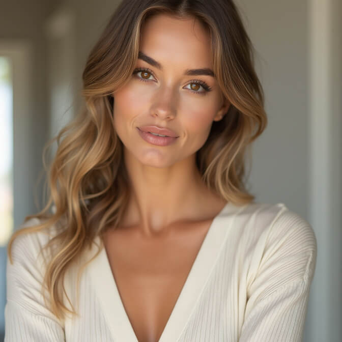 The Beauty Close-Up Pose