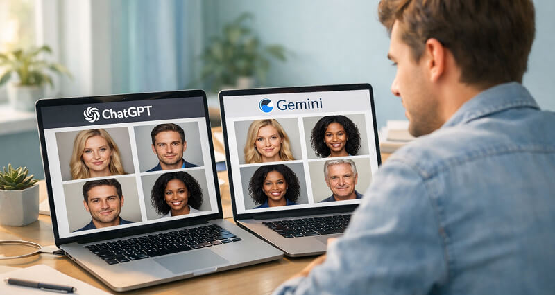 ChatGPT and Gemini for Headshots: Do Free AI Tools Actually Work?