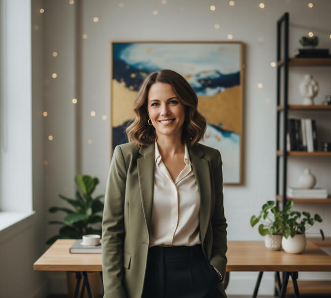 creative industry headshot with personality and character lighting