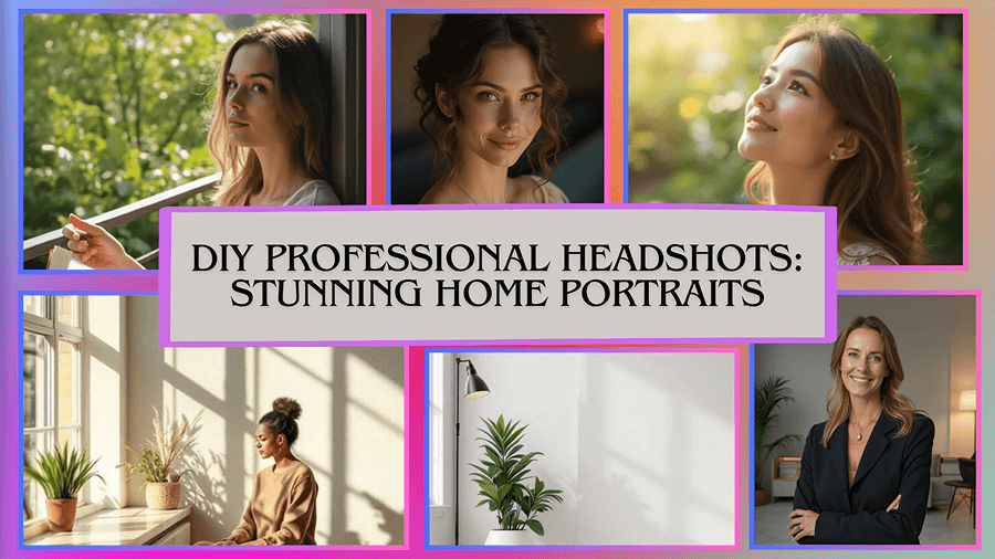 DIY Professional Headshots - Stunning Home Portraits