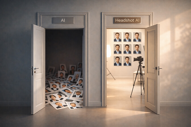 General vs Dedicated AI Headshot Tools