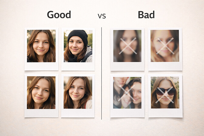What Makes a Good Upload Photo for AI Headshots