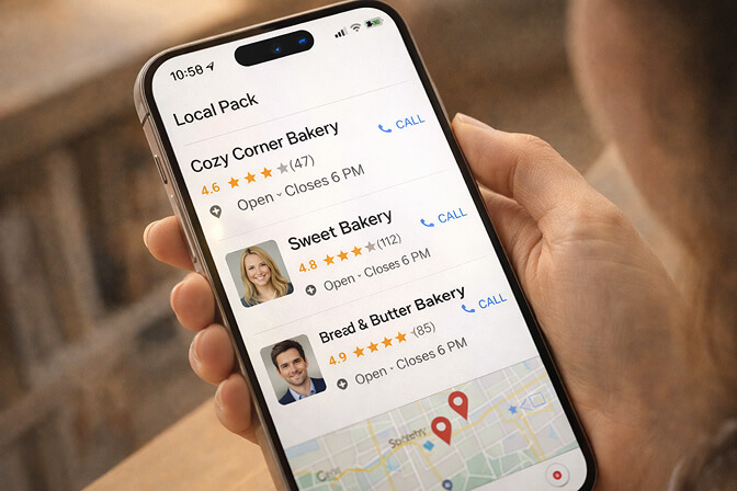 Google Business Profile Bakery Story