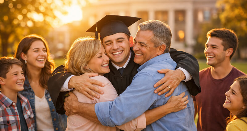 Graduation Pictures with Family: 17 Ideas for Photos Worth Framing