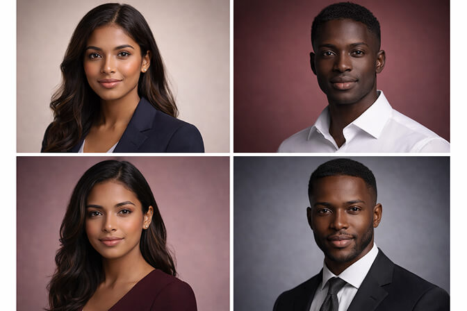 How Headshot Photo Handles Dark Skin Tones