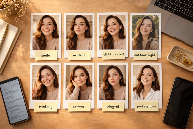 Ideal Upload Set Breakdown for AI Headshots