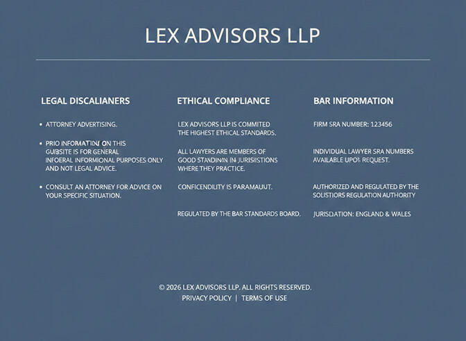 ABA compliance checklist for law firm website advertising rules