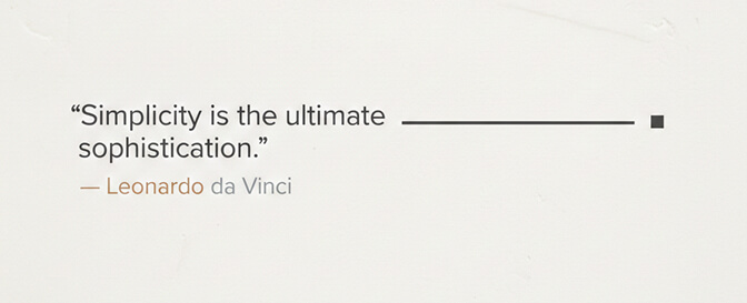 LinkedIn cover photo with creativity quote example