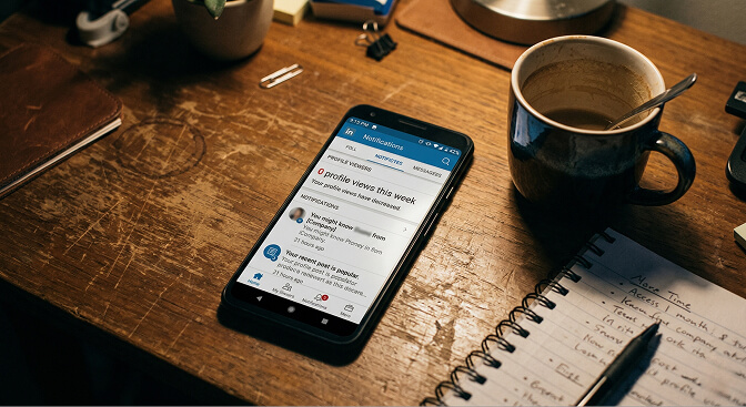 LinkedIn profile analytics showing the impact of an outdated headshot on profile views and engagement