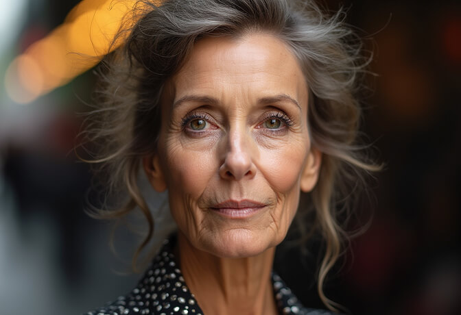 Mature Model Headshot