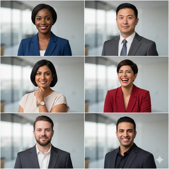 Company rebrand employee photos playbook - team headshots update process