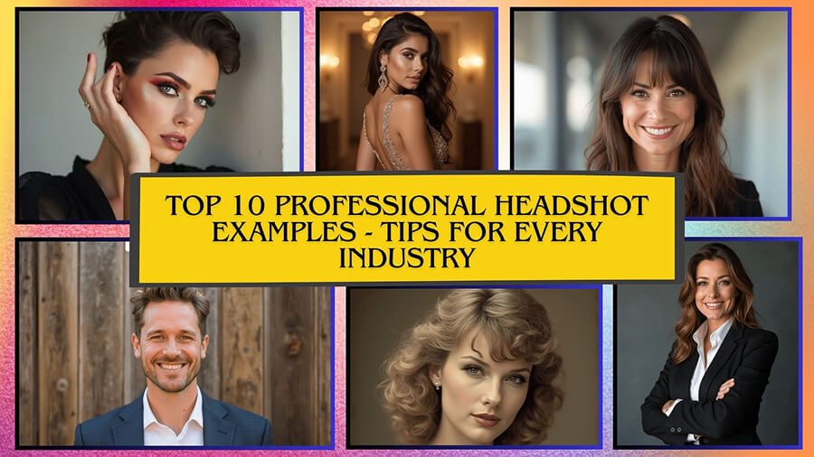Top 10 Professional Headshot Examples - Tips for Every Industry