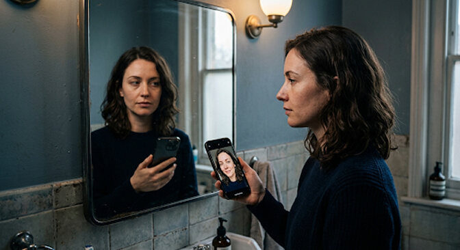 The Psychology of Self Perception in AI Headshots