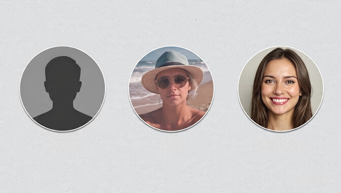 Three Types of Slack Profile Photos