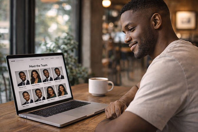 A Startup Team Page That Looks Legit