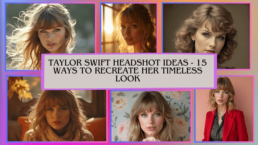 Taylor Swift Headshot Ideas - 15 Ways to Recreate Her Timeless Look