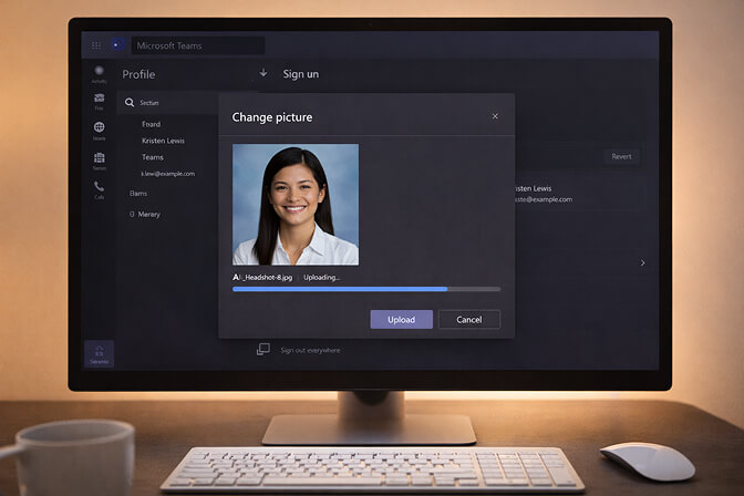 How to Upload Your Headshot to Zoom and Teams