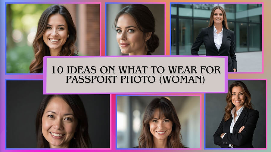 10 Ideas on What to Wear for Passport Photo (Woman)