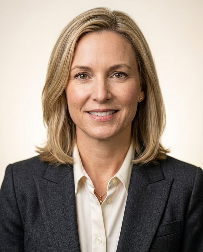Three side by side headshot examples illustrating the layering formula with navy blazer over a light shirt, charcoal over deep teal, and burgundy over cream
