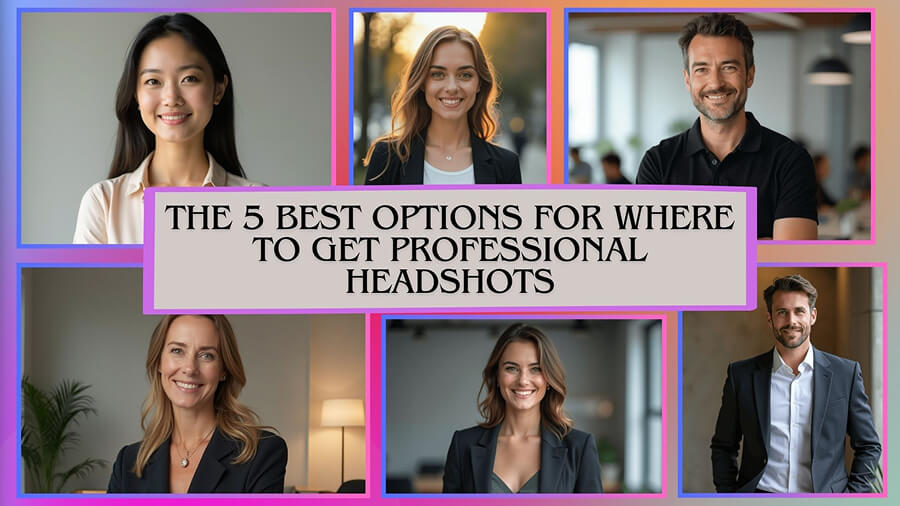 The 5 Best Options for Where to Get Professional Headshots