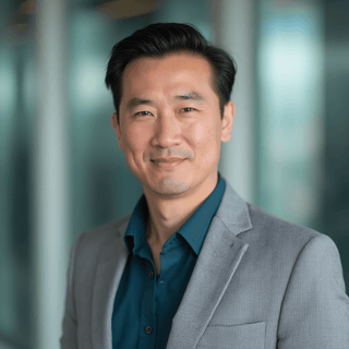 AI generated eras headshot of a male with big windows background