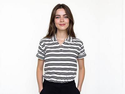 Striped Polo