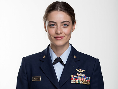 Blue Military Uniform