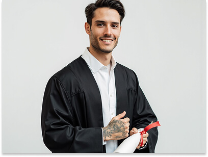 Black Graduation Robe