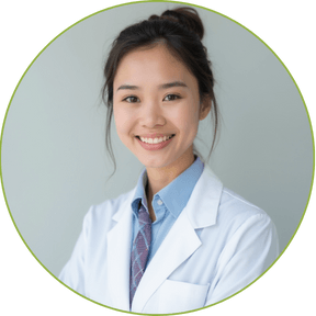 Healthcare profile with a circle border PFP