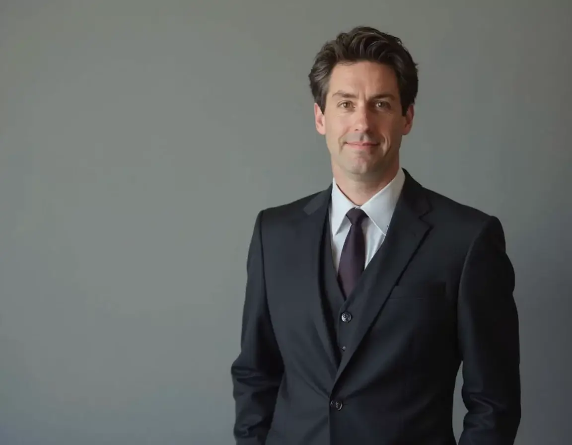 AI-generated lawyer headshot showcasing a professional and trustworthy appearance