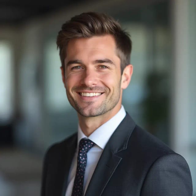 AI generated professional headshot of a man