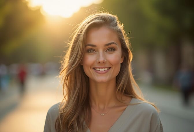 outdoor headshot