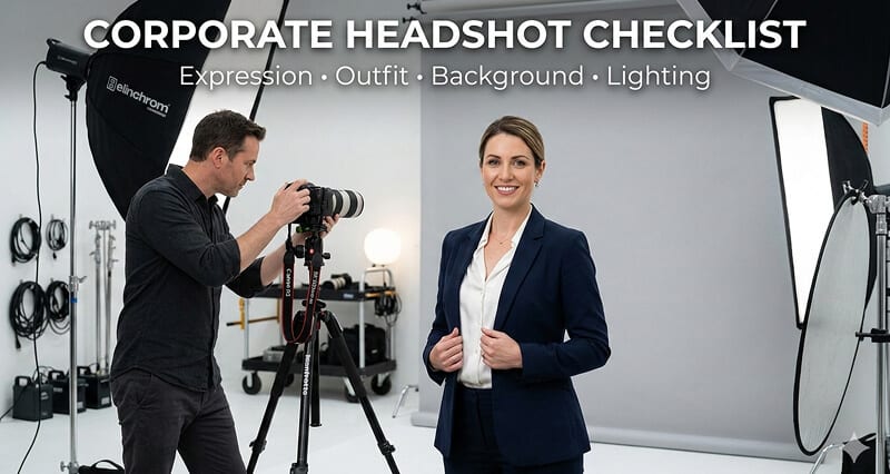Corporate Headshot Checklist: Expression, Outfit, Background, Lighting
