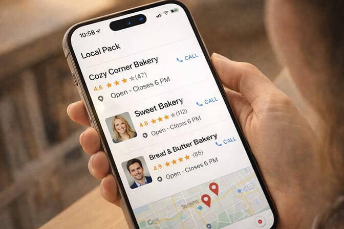 Google Business Profile Bakery Story