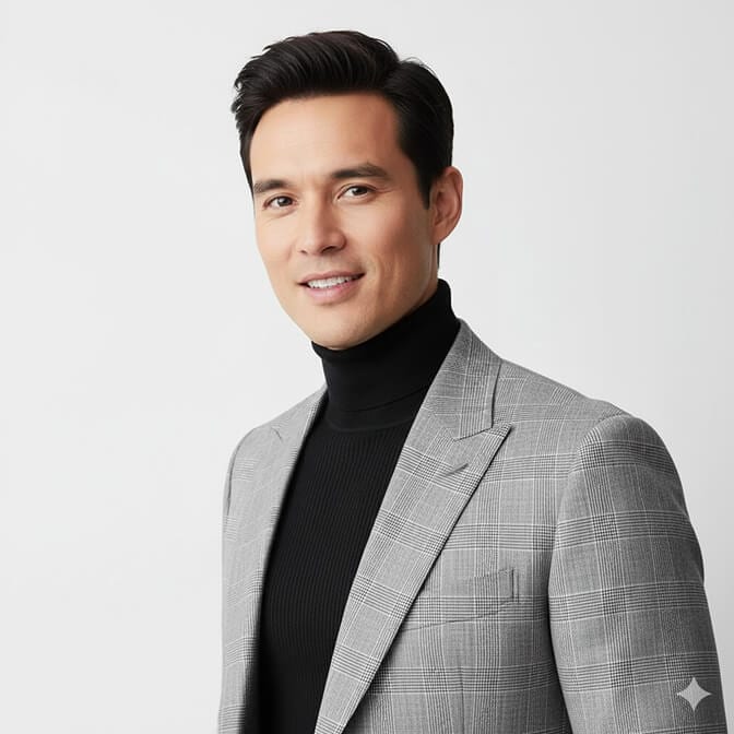 professional actor headshot of Henry Golding