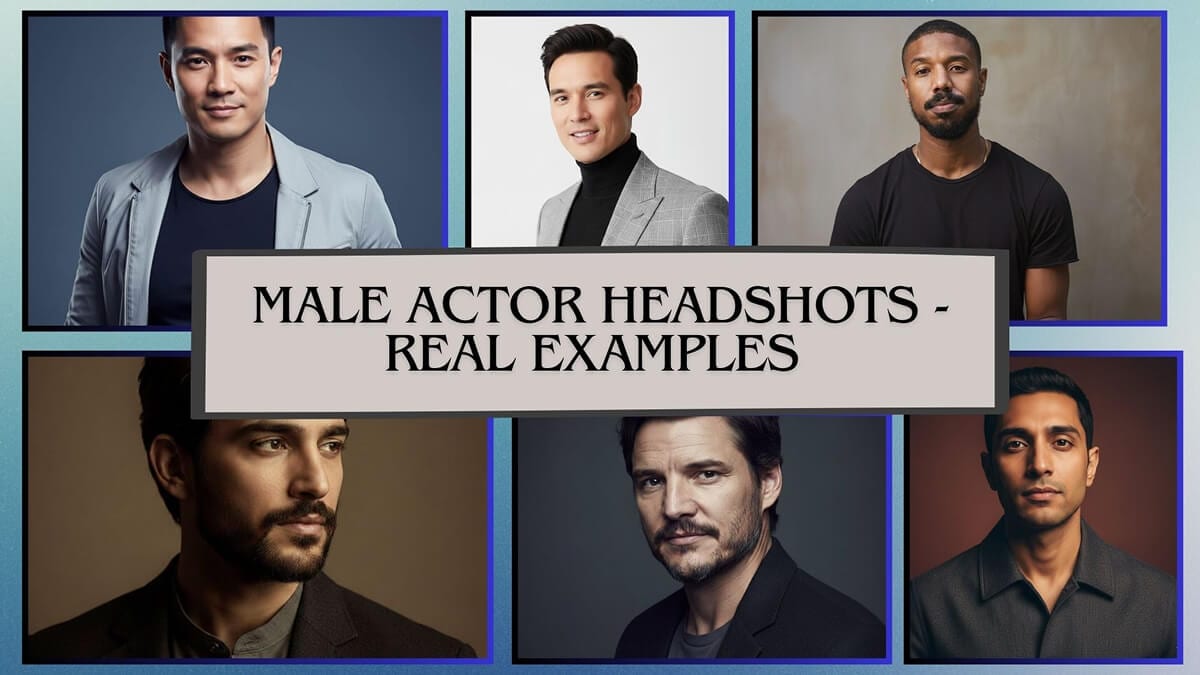 Male Actor Headshots – Real Examples for Inspiration