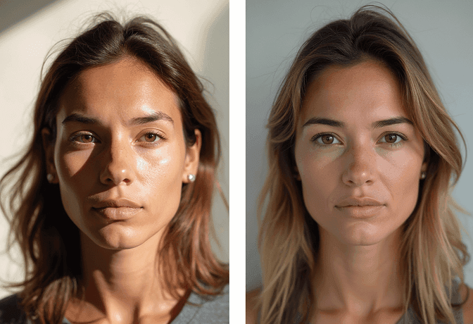 finding the right location and window light for an iphone headshot