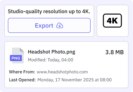 High-Resolution Exports
