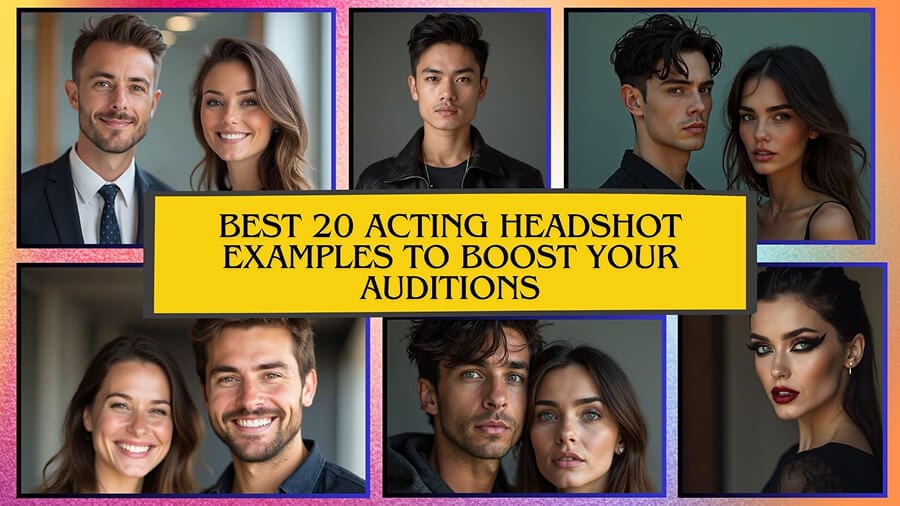 Best 20 Acting Headshot Examples to Boost Your Auditions