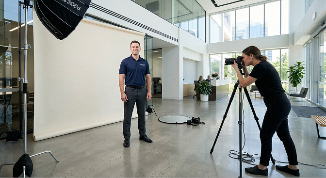 Honest limitations of AI headshots including full body shots specific wardrobe needs and group photos