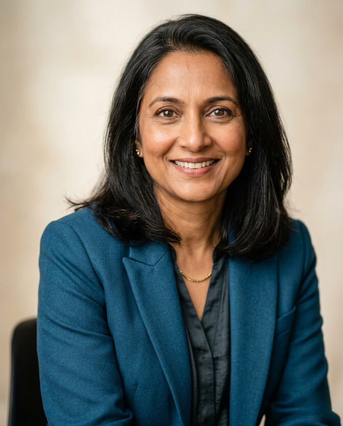 Side by side comparison of an AI headshot that altered facial structure versus an AI headshot that accurately preserves the subject's real likeness