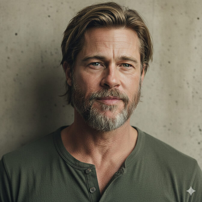 Brad Pitt Headshot