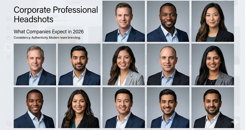 Corporate Professional Headshots: What Companies Expect in 2026