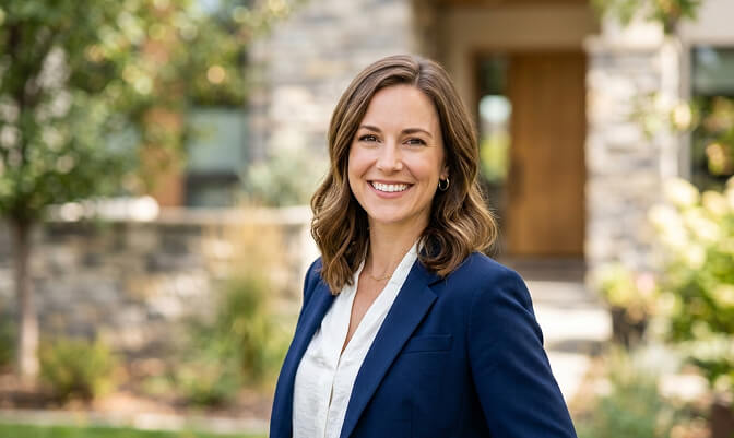 Real estate agent professional headshots with bright lighting and personality-forward expressions