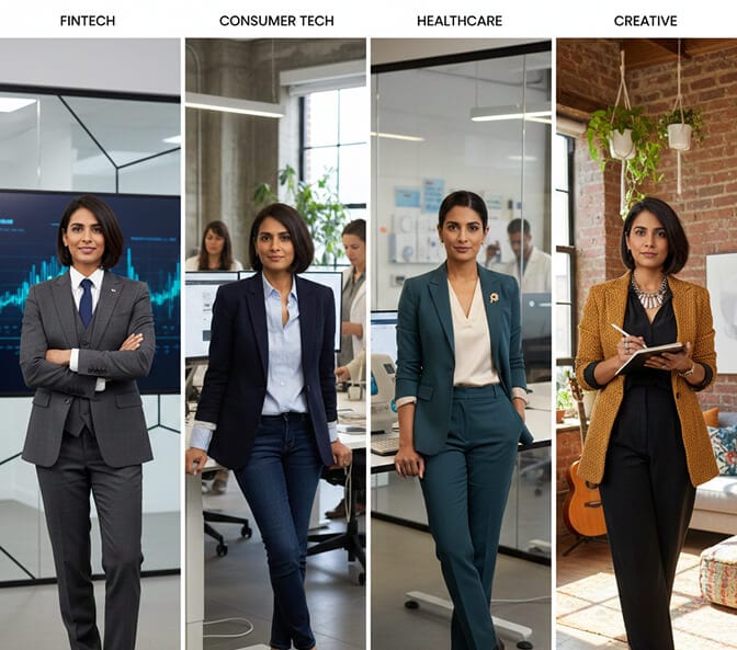 founder wearing appropriate professional attire for investor meetings