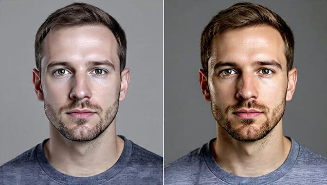 Quality comparison between free and paid AI headshot generators