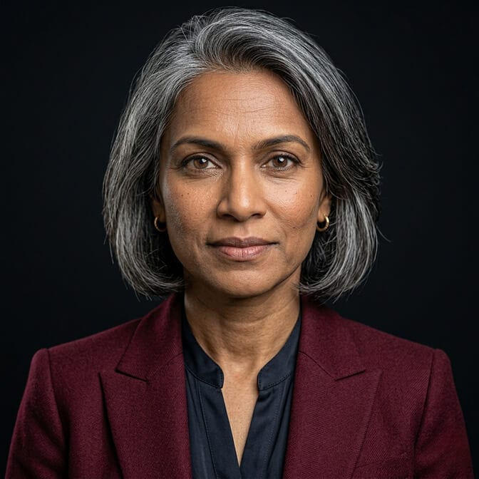 Comparison showing a quality AI headshot output versus the same output after additional smoothing and filter apps that pushed it into the uncanny valley